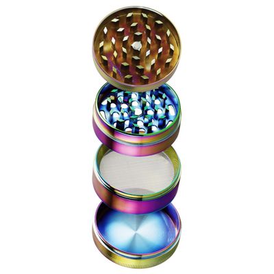 Pulsar: Anodized Zinc Grinder | Rainbow