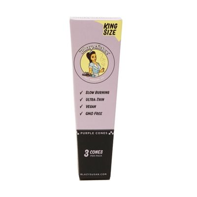 Blazy Susan: Purple King Size Cones