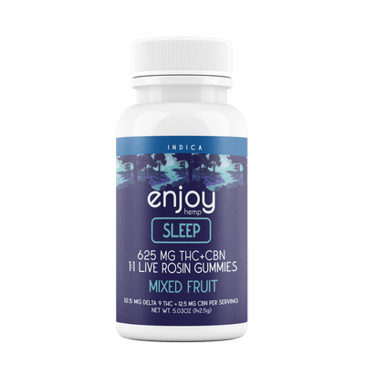 Enjoy: Sleep Delta 9 THC + CBN Gummies 625mg