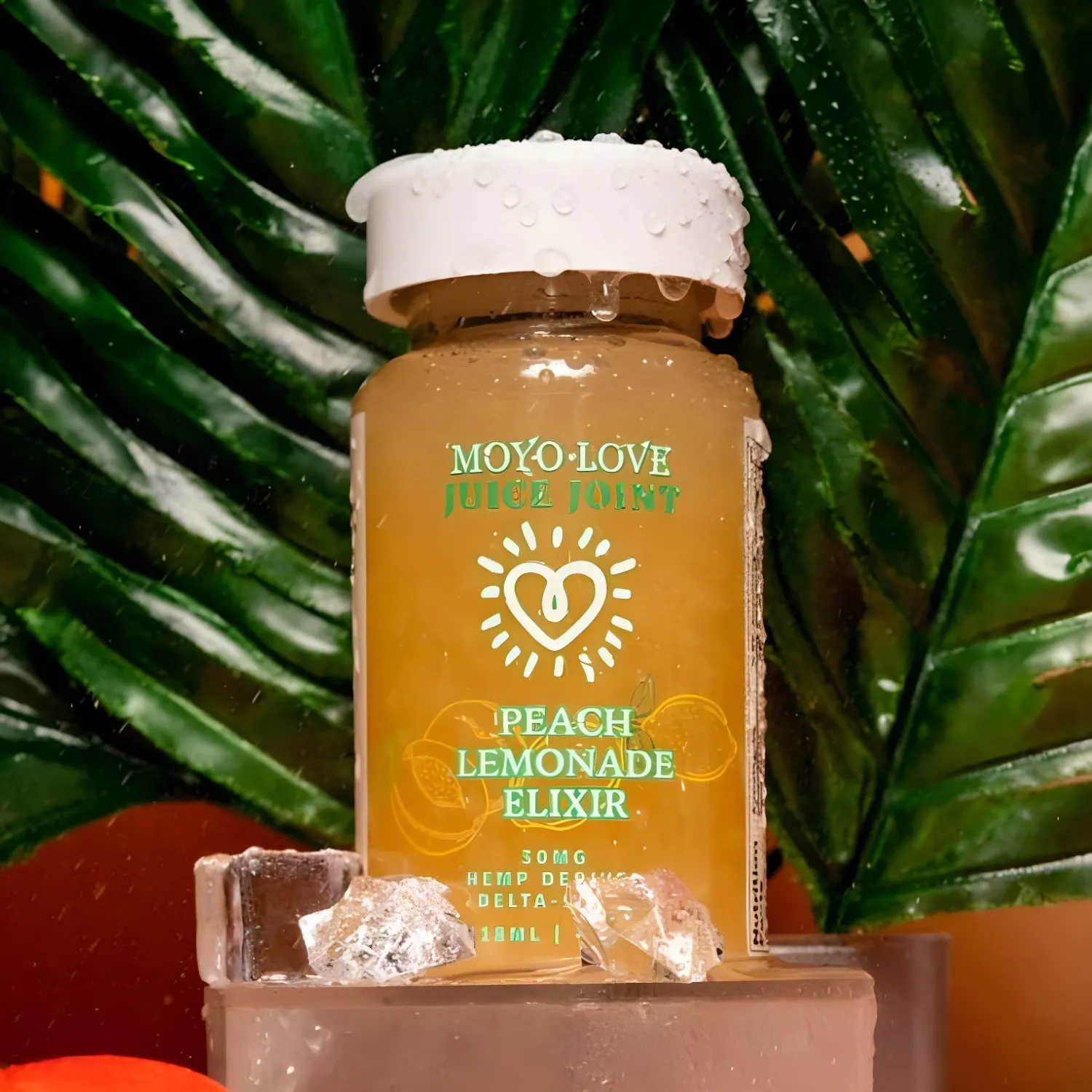 Juice Joint: 30mg Peach Lemonade Elixir Delta-9 THC Shot