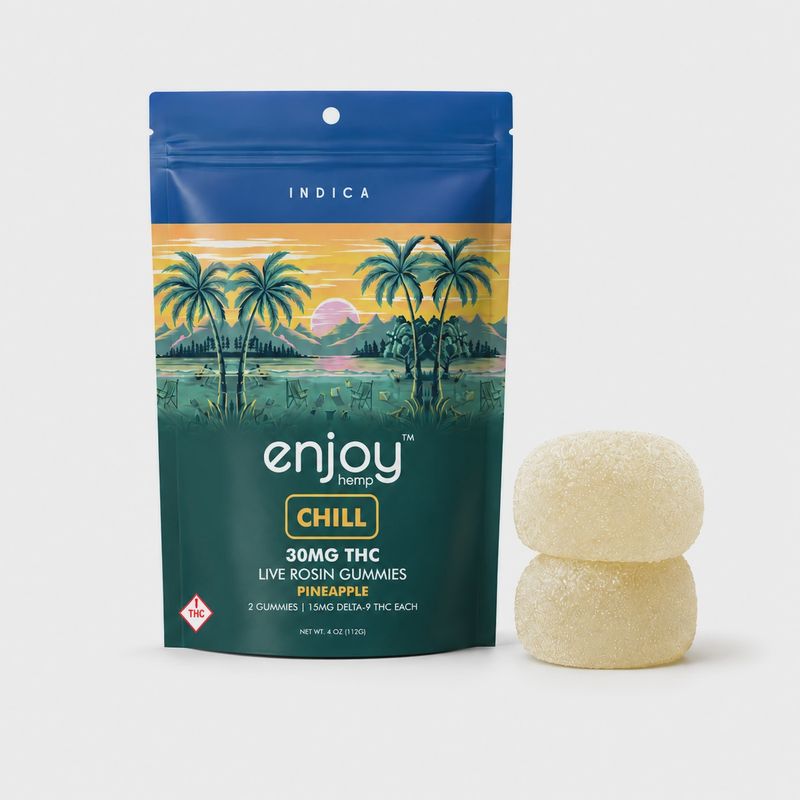 Enjoy: Live Rosin 15mg Delta 9 THC Chill (Indica)