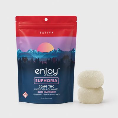 Enjoy: Live Rosin 15mg Delta 9 THC Euphoria (Sativa)