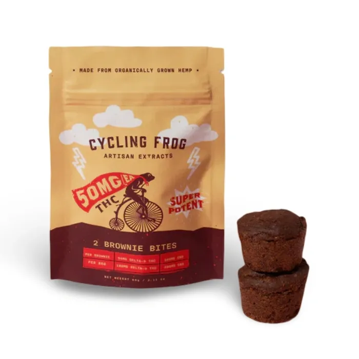 Cycling Frog: Brownie Bites 50mg THC
