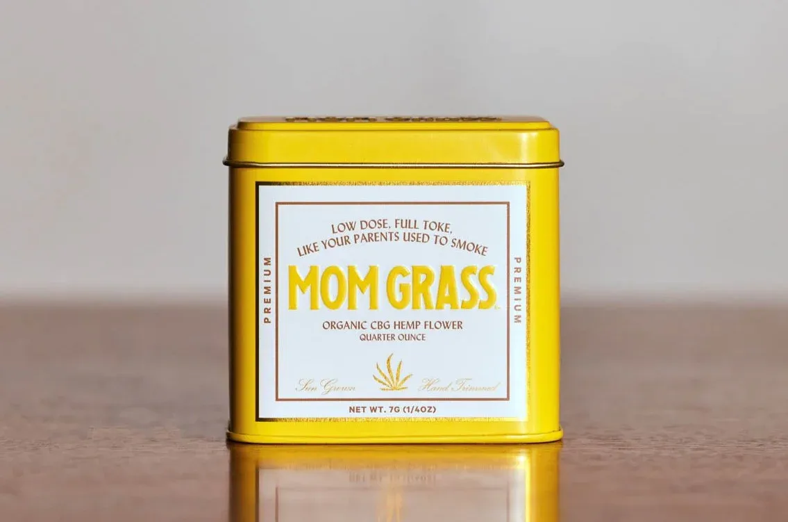 Mom Grass CBG Hemp Flower Quarter Ounce