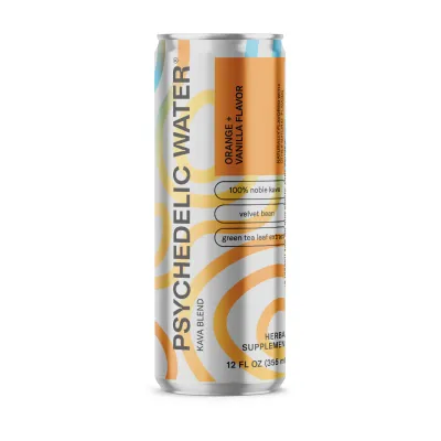 Psychedelic Water - Orange + Vanilla Sparkling Water