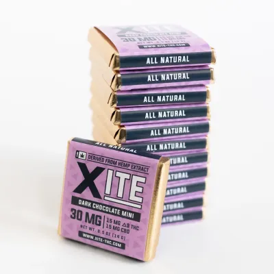 Xite: Dark Chocolate Mini's 1:1 THC-CBD