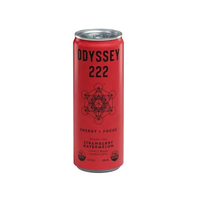 Odyssey: Strawberry Watermelon 222 Sparkling Mushroom Energy Drink