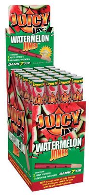 Juicy Jay's: Pre-Rolled Cones with Wood Tip 2pk | Watermelon Jones
