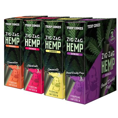 Zig-Zag: Terp Infused 2pk Cones