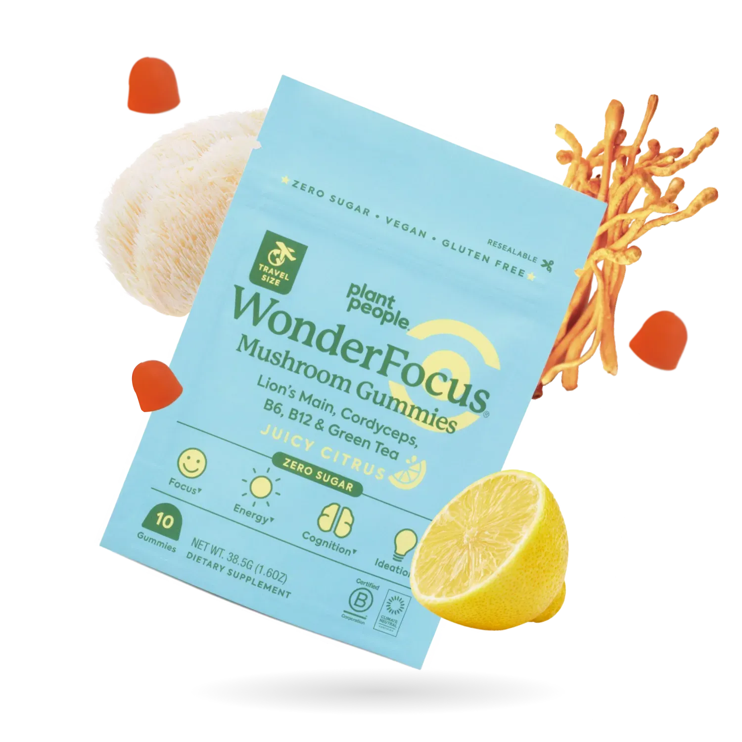 Plant People: WonderFocus Mushroom Gummies