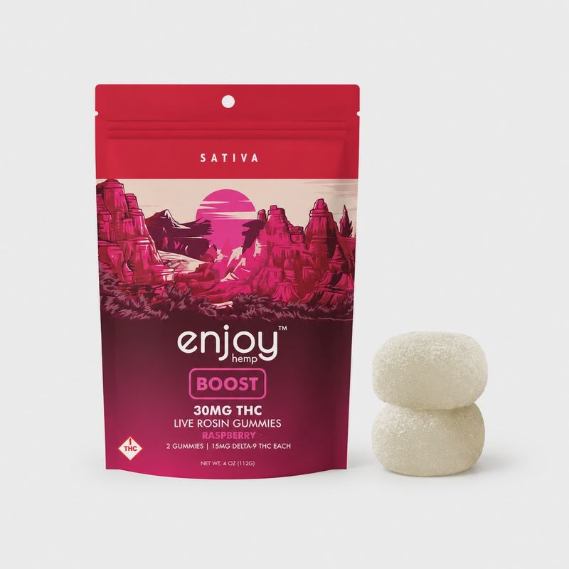 Enjoy: Live Rosin 15mg Delta 9 THC Boost (Sativa)