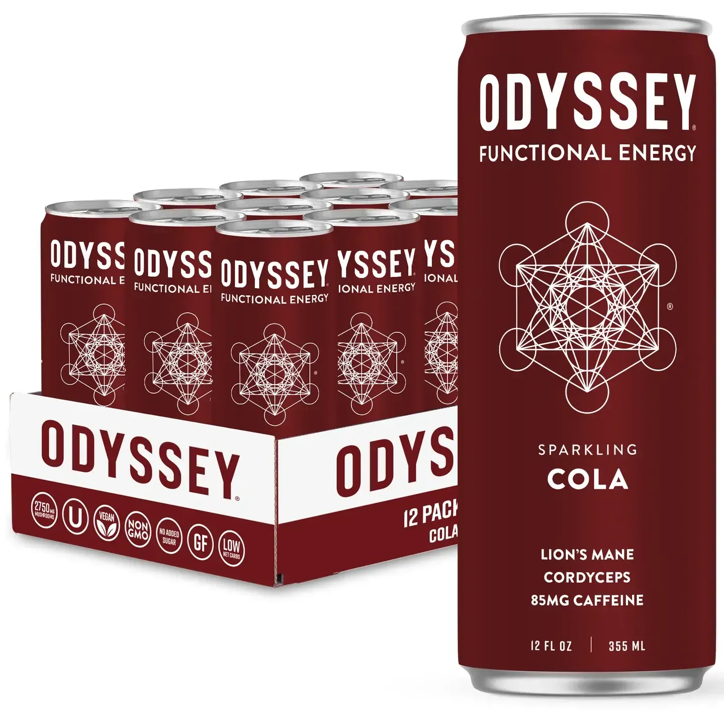 Odyssey: Cola Energy  + Focus Elixir 12pk