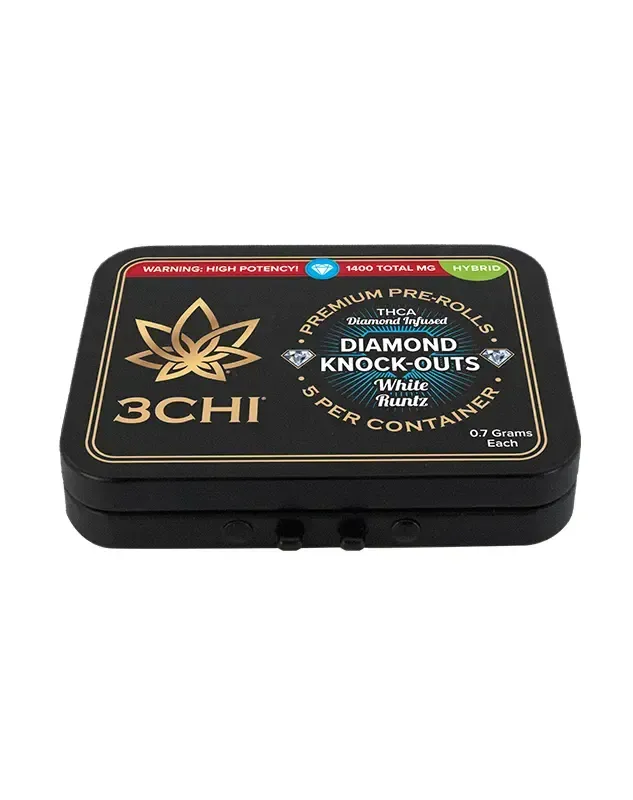 Diamond Fire Farms: Diamond Knockout Dogwalker White Runtz Hybrid THCa Perolls 5ct