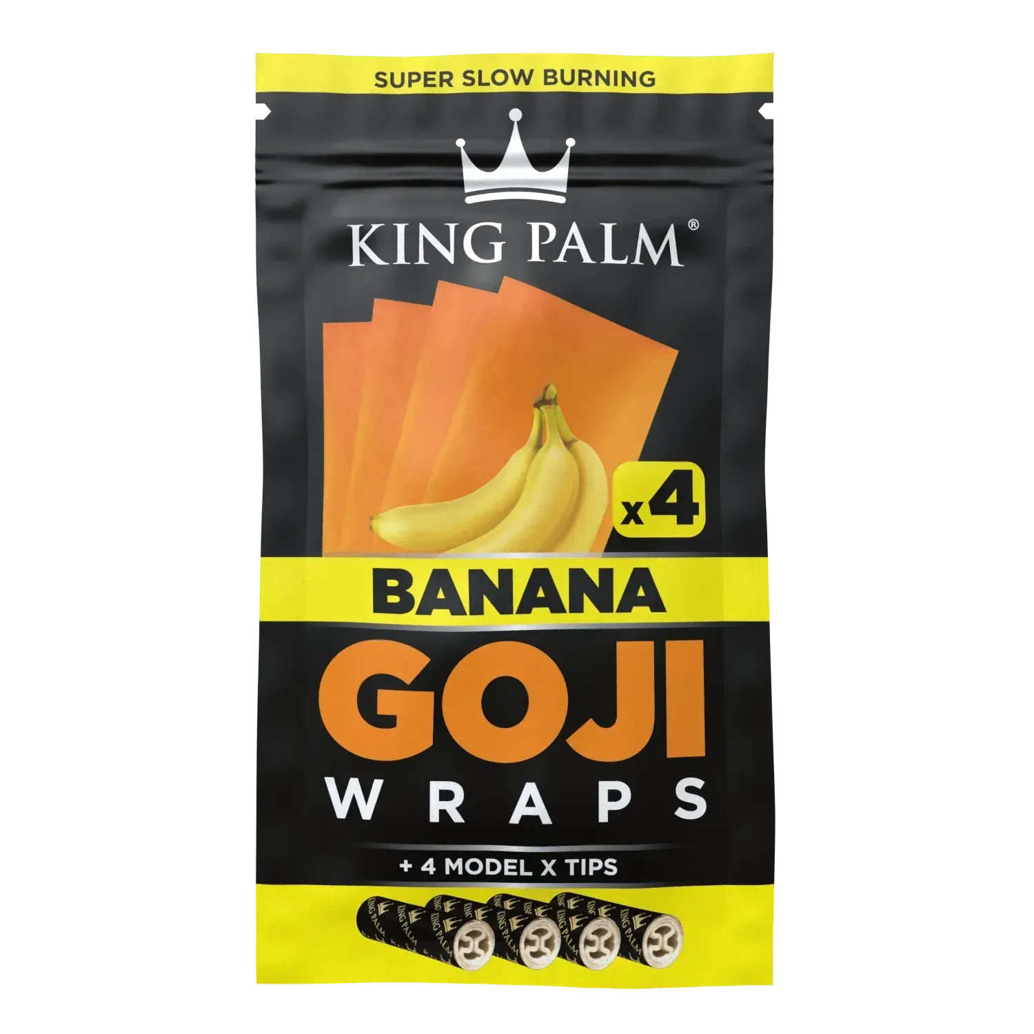 King Palm Goji Wraps &amp; Filter Tips | 4pc Banana