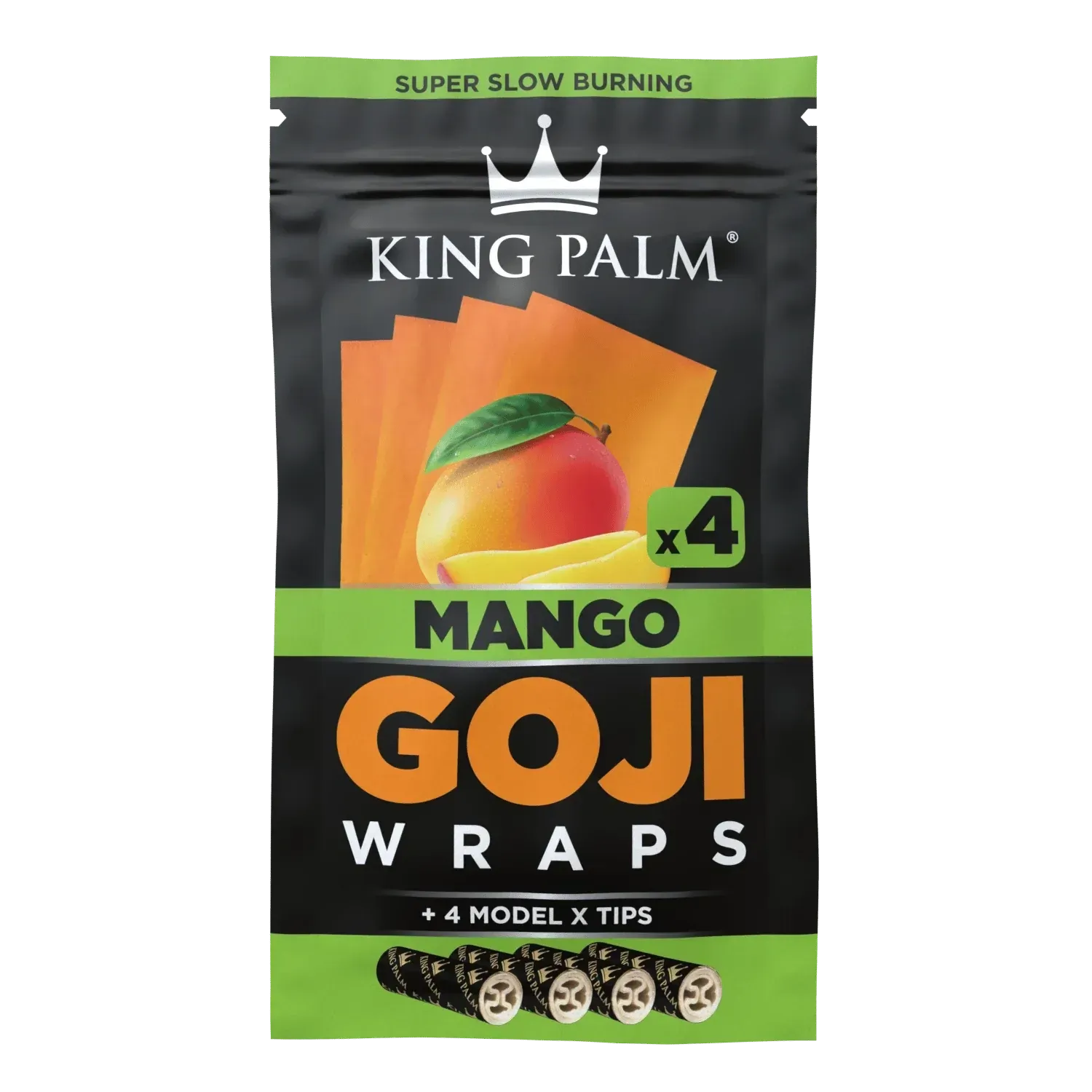 King Palm Goji Wraps &amp; Filter Tips | 4pc Mango