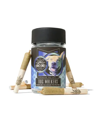 WNC: Dog Walker Gelato 33 Living Soil - Hybrid THCa Prerolls (10 pack)