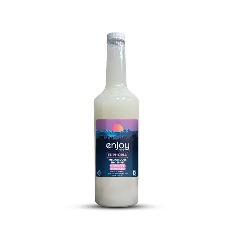 Enjoy: 10mg THC + 10mg CBG Euphoria Spirit - Unflavored