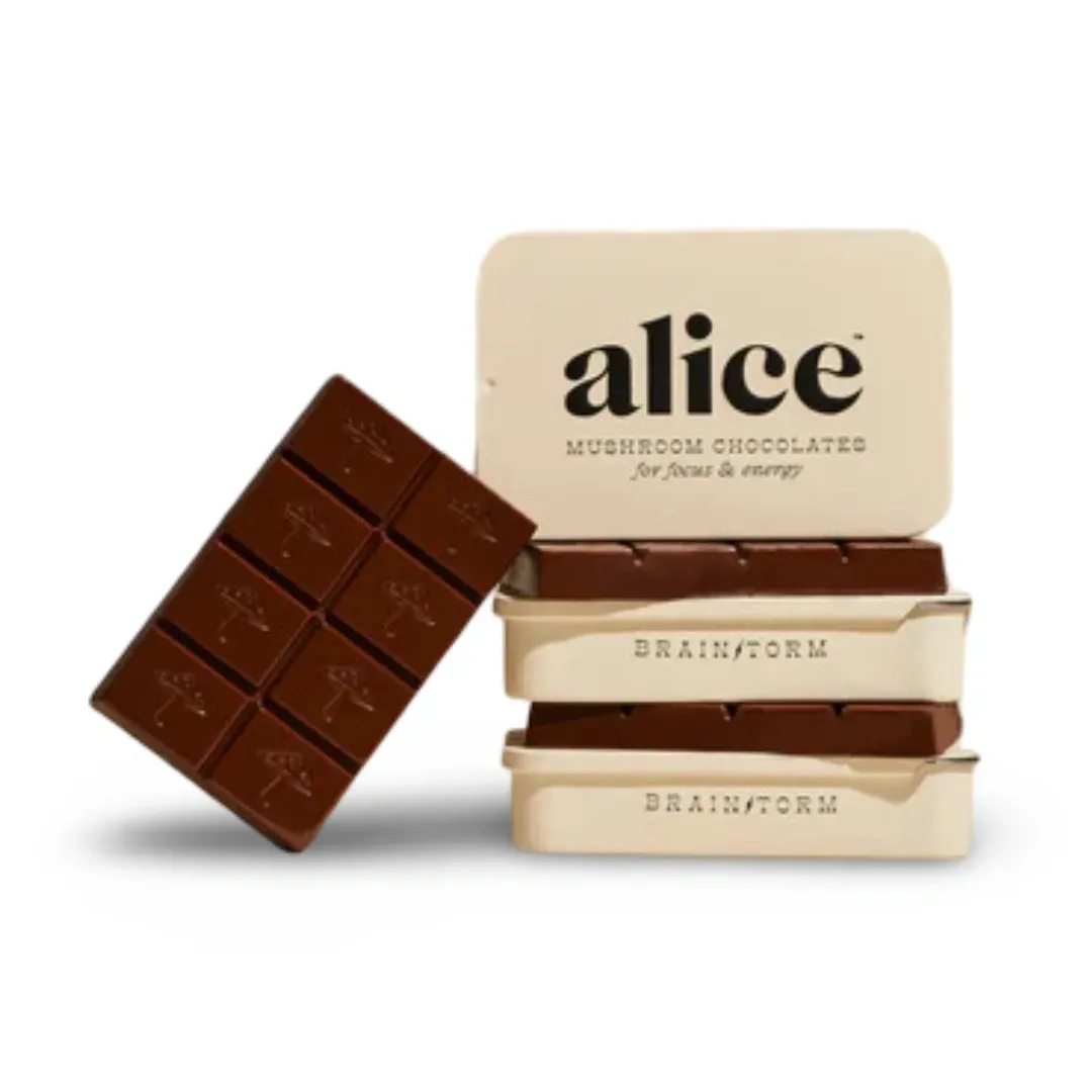Alice: Brainstorm Mushroom Chocolates for Focus - 16ct Tin