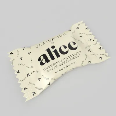 Alice: Brainstorm Mushroom Chocolates for Focus - Singles