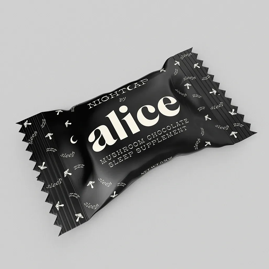 Alice: Nightcap Mushroom Chocolates for Sleep - Singles