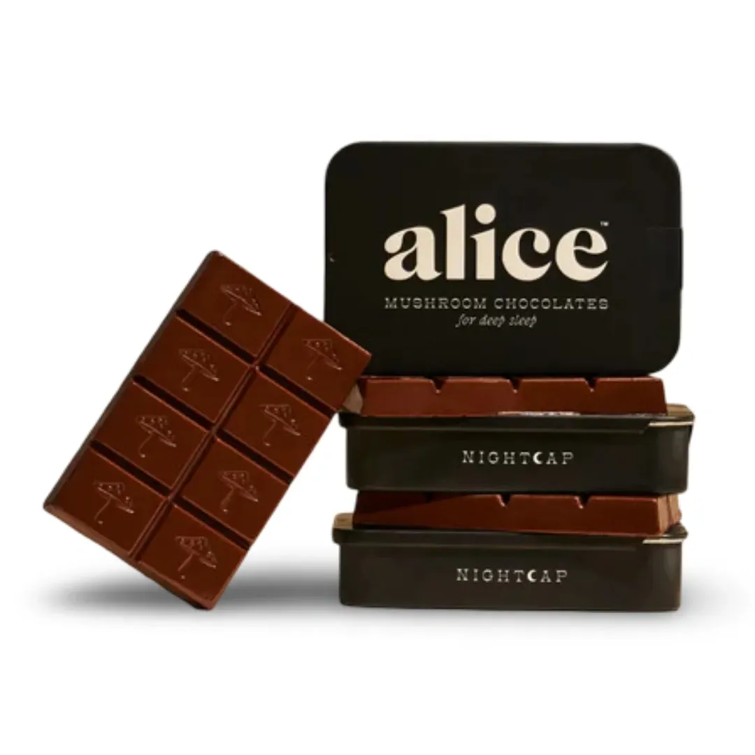 Alice: Nightcap Mushroom Chocolates for Sleep - 16ct Tin