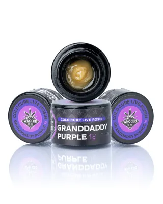 WNC: Granddaddy Purple THCa Live Rosin