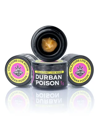 WNC: Durban Poison THCa Live Rosin - 1g