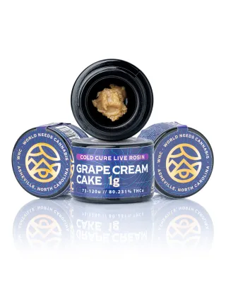 WNC: Grape Cream Cake THCa Live Rosin - 3.5g