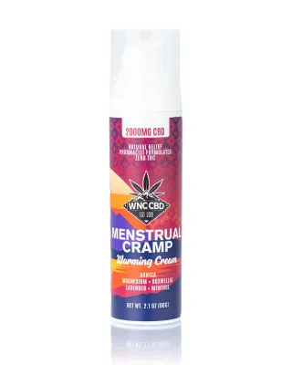 WNC: Menstrual Cramp Relief Warming CBD Cream 2000mg