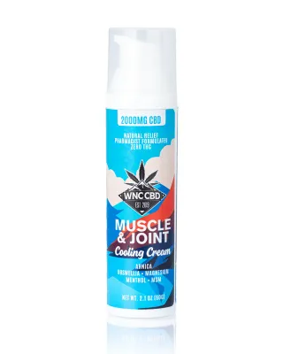 WNC: Muscle + Joint Recovery CBD Cream 2000mg