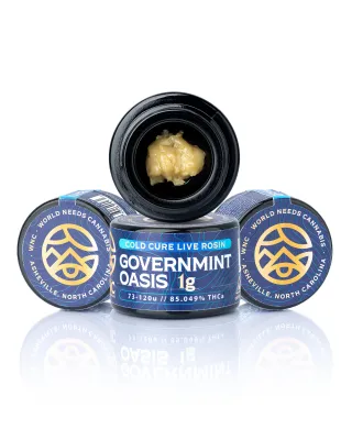 WNC: Governmint Oasis THCa Live Rosin - 1g