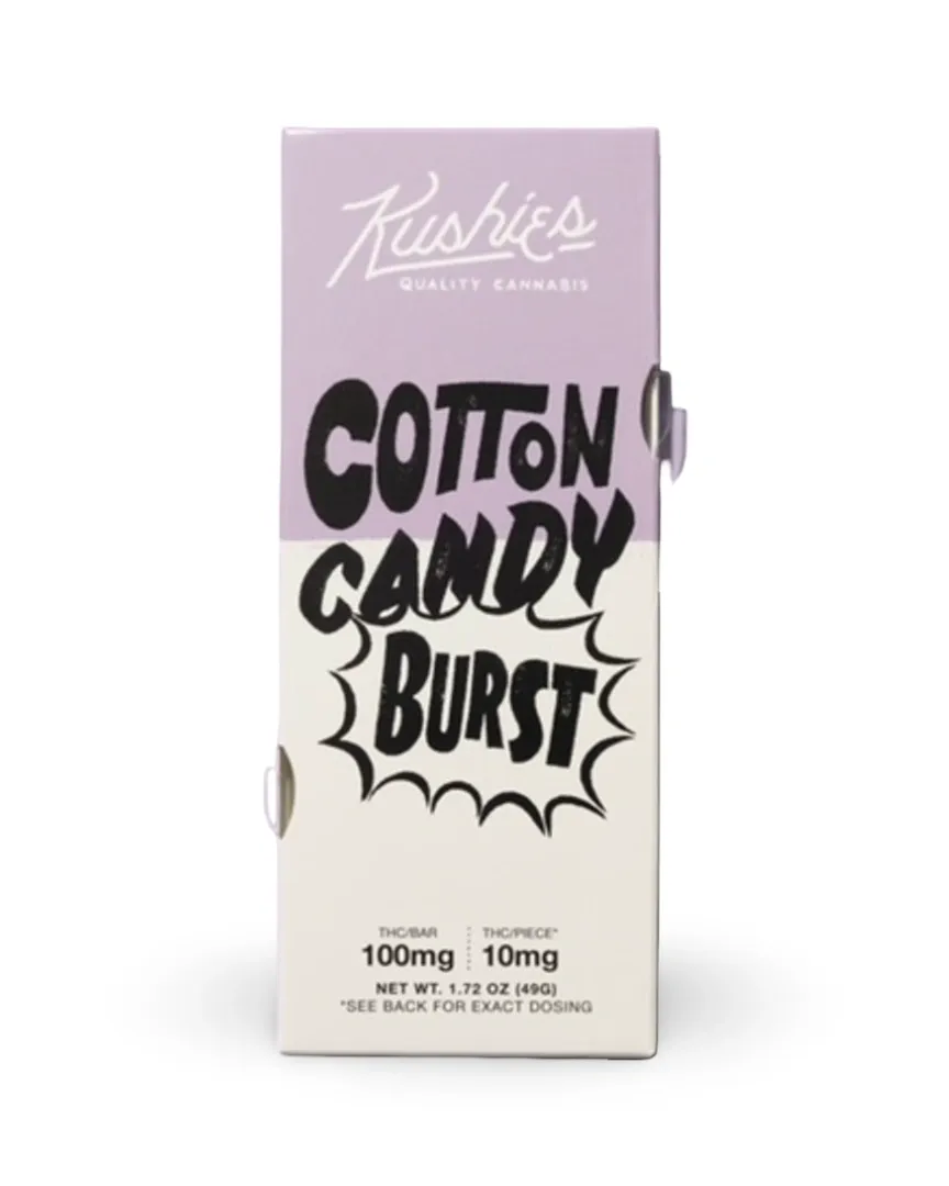 Kushies: Cotton Candy Burst THC Chocolate Bar