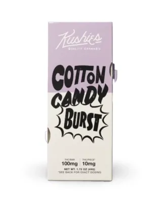 Kushies: Cotton Candy Burst THC Chocolate Bar