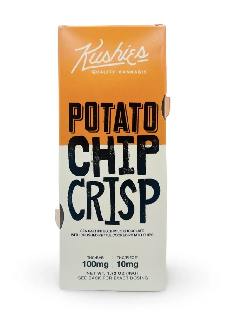 Kushies: Potato Chip Crisp THC Chocolate Bar