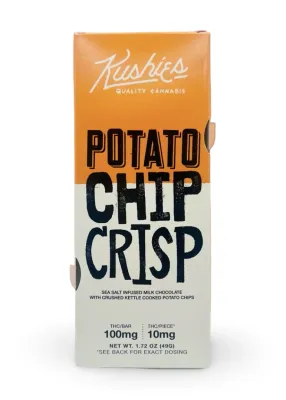 Kushies: Potato Chip Crisp THC Chocolate Bar