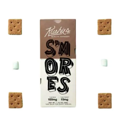 Kushies: S'mores THC Chocolate Bar