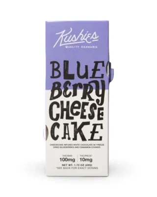 Kushies: Blueberry Cheesecake THC Chocolate Bar