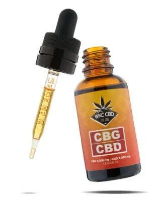 WNC: 1000mg CBD:CBG Oil Tincture