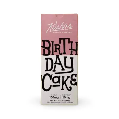 Kushies: Birthday Cake THC Chocolate Bar