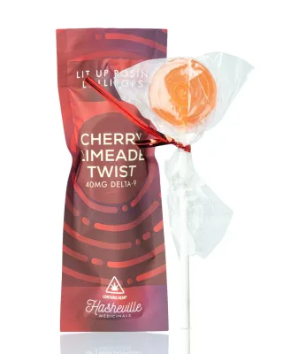 Hashville Medicinals: Cherry Limeade Twist Rosin Lollipop