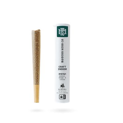Modern Herb Co: Papaya Indica THCa Pre-Roll - 1g