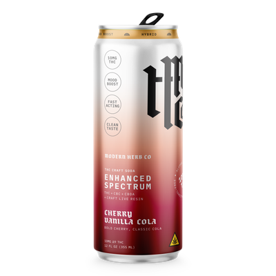 Modern Herb Co: Cherry Vanilla Cola 10mg THC Soda - 4pk