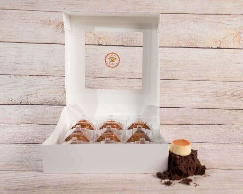 (9) Mini Choco Flans  Cinco Leche