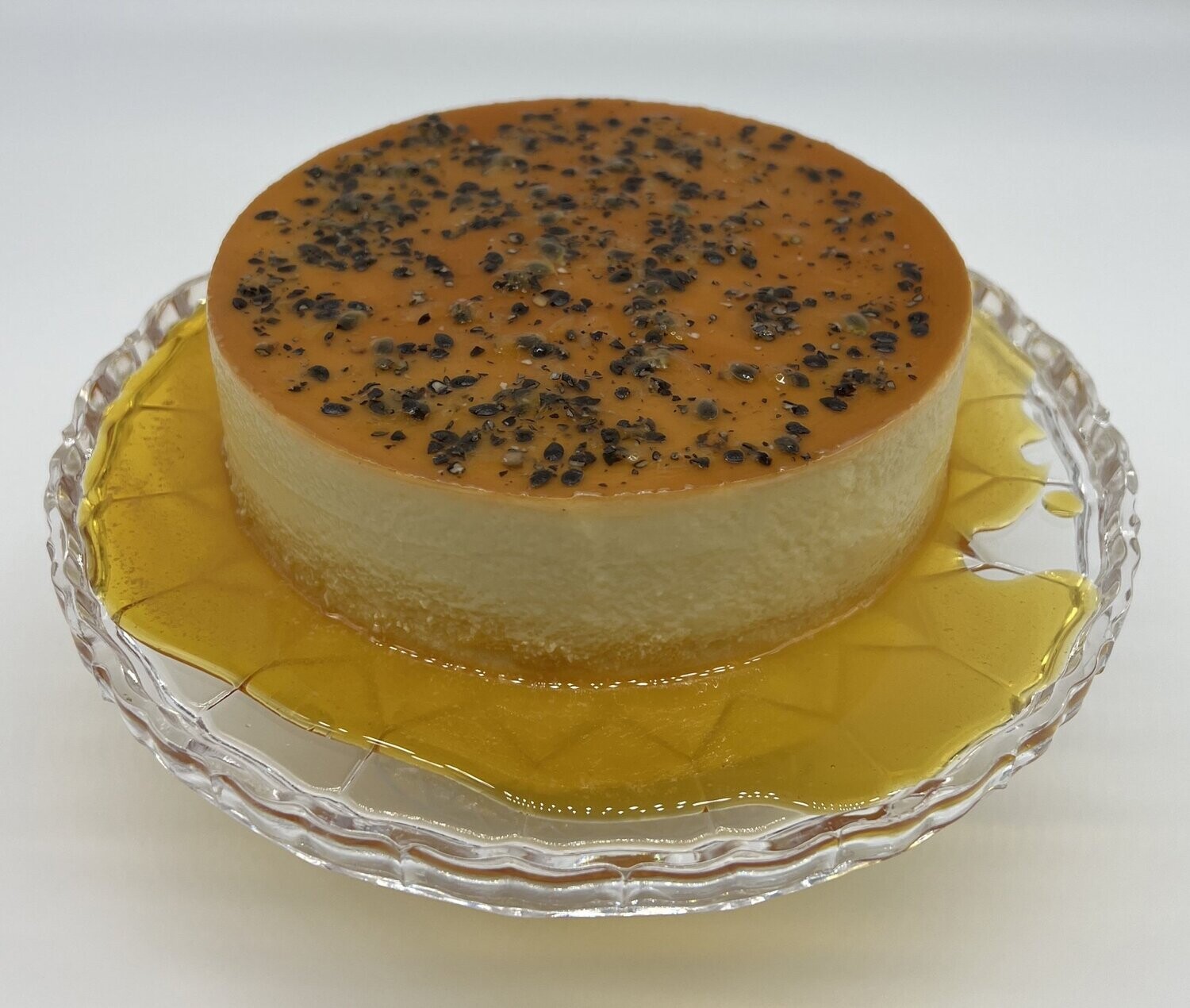 Happy Passion Fruit Flan