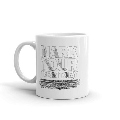 Car Show Life Mark Your Territory White glossy mug