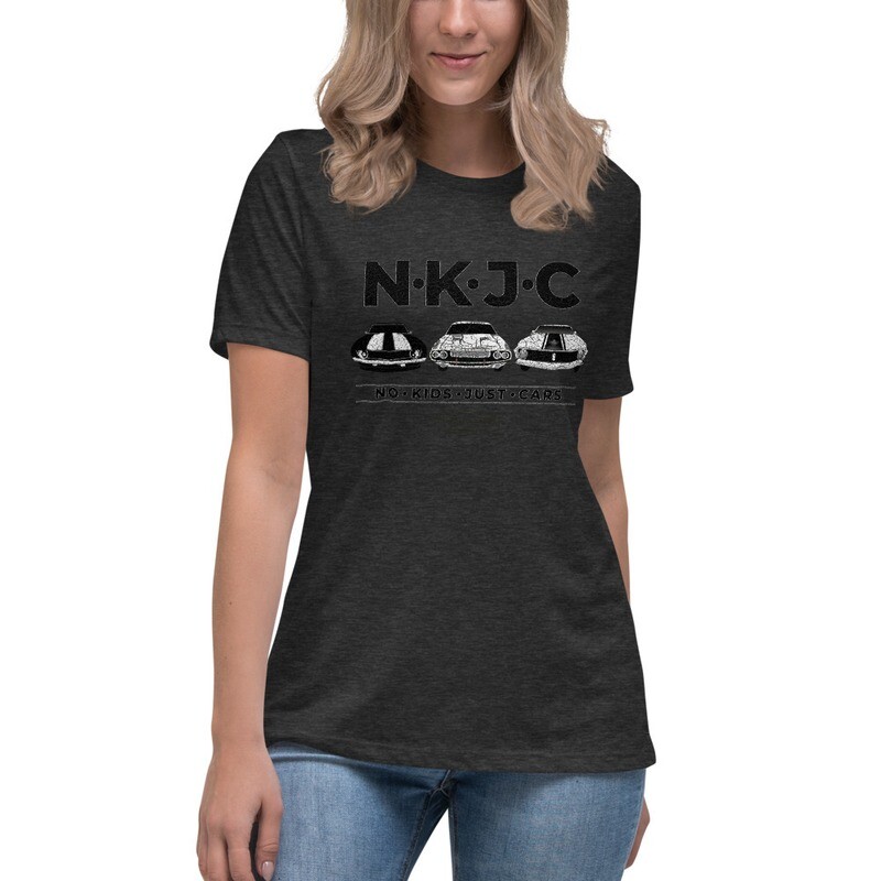 No Kids Just Cars Ladies T-Shirt