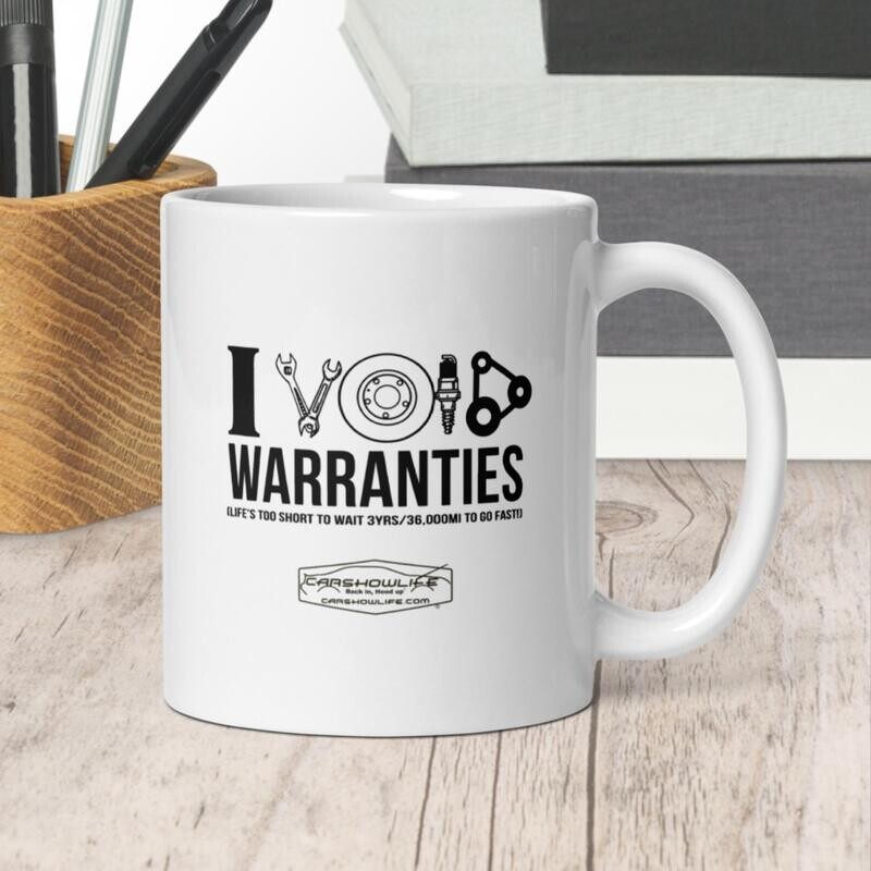 I Void Warranties White glossy mug