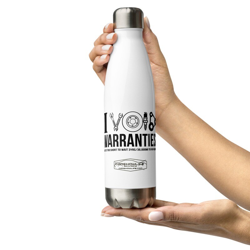 I Void Warranties Stainless Steel Water Bottle