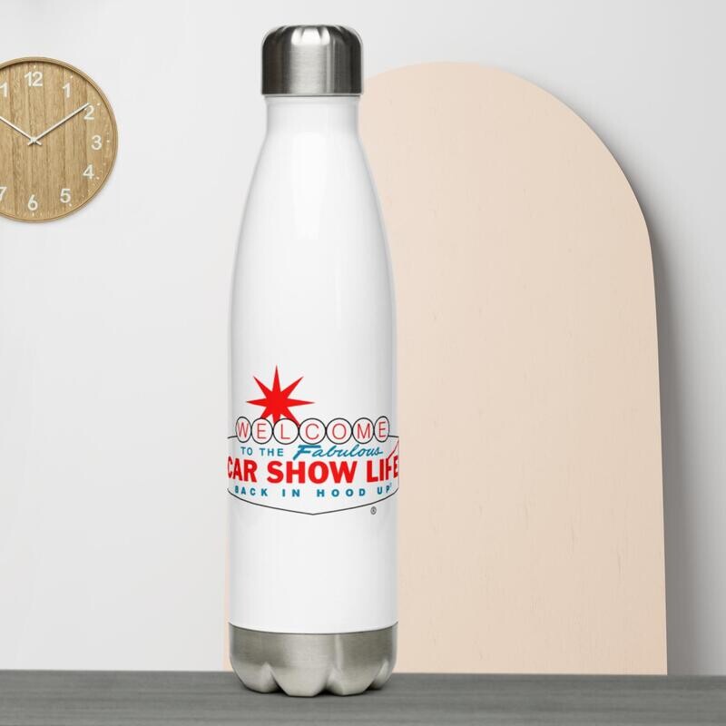 Welcome To The Fabulous Car Show Life Water Bottle