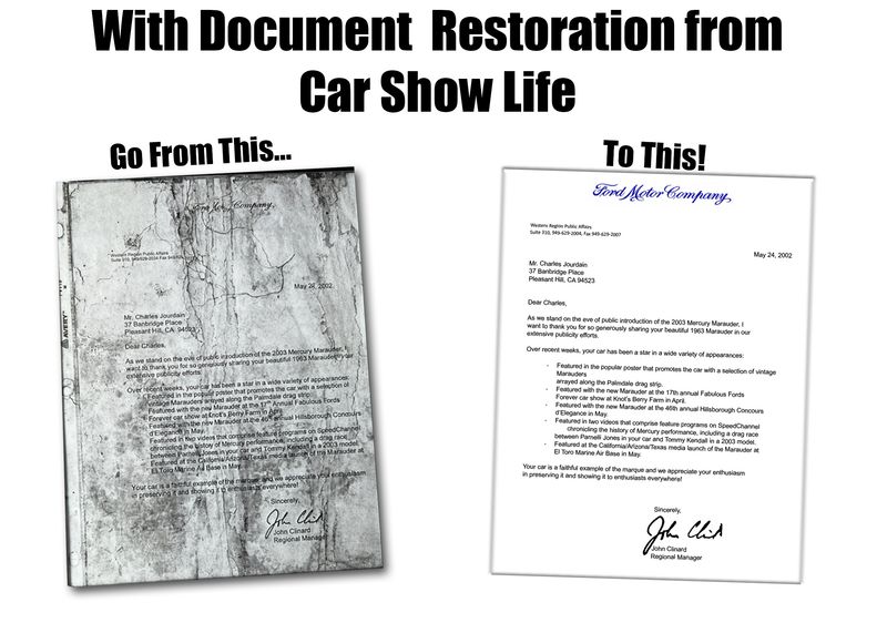 Document Restoration
